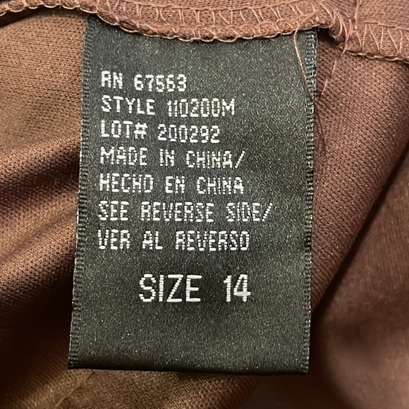 Brown Ruffle Dress - Picture 6 of 7